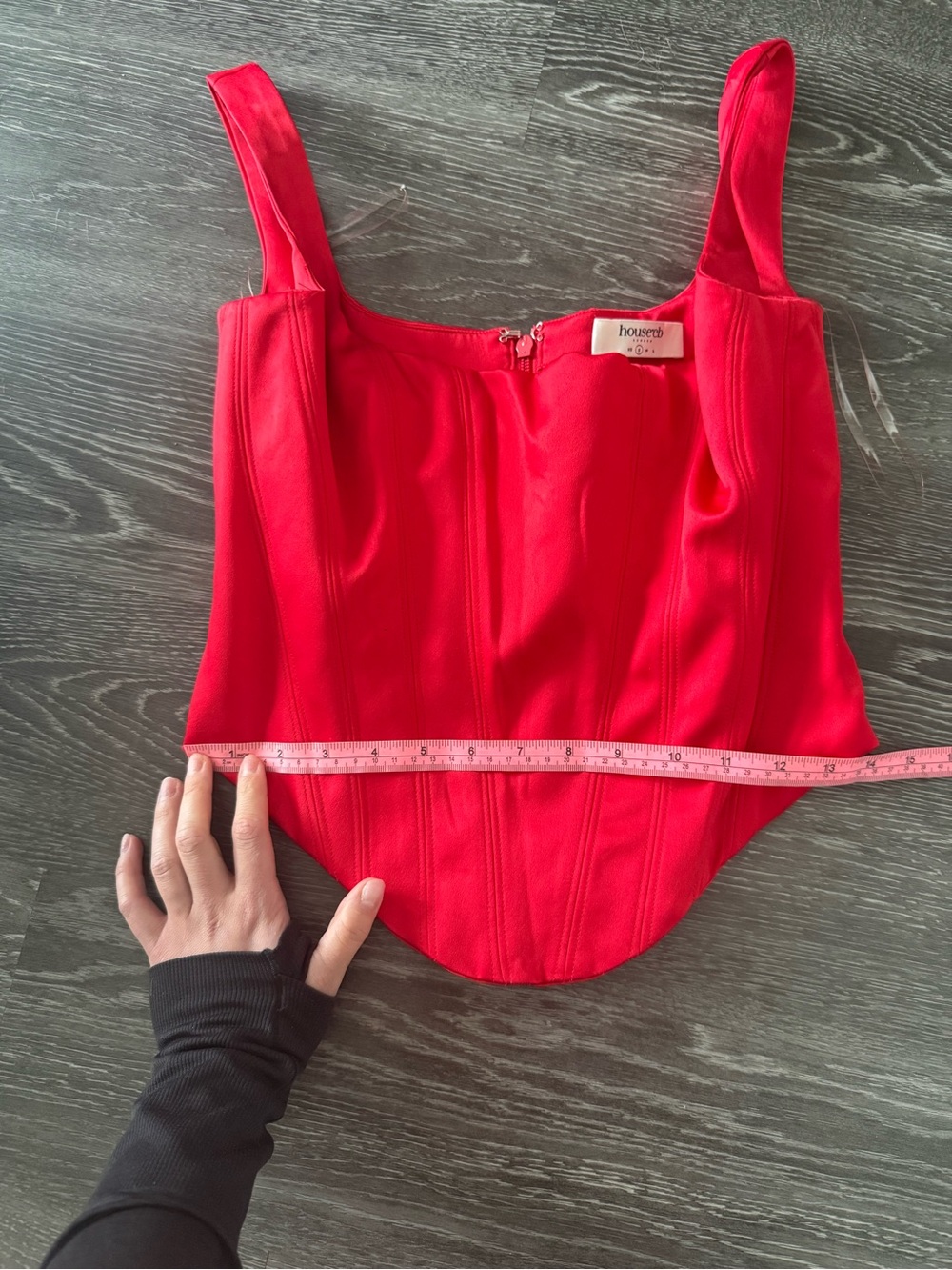 House of CB Red Corset Tank Top - Picture 11 of 11